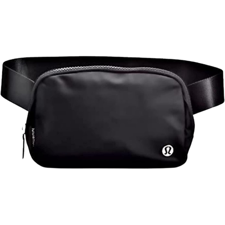 Athletica Everywhere Belt Bag, Black, 7.5 x 5 x 2 inches